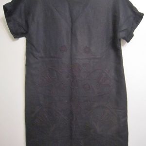 Madewell Embroidered Linen Dress, Sz M